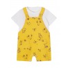 Conjunto peto estampado bebé niño Color Amarillo