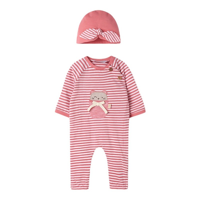 MAYORAL Peel point ECOFRIENDS con cappello neonato Colore Azalea