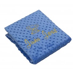 Dots bambino colore AÑIL ricamato nome + disegno DORADO 2