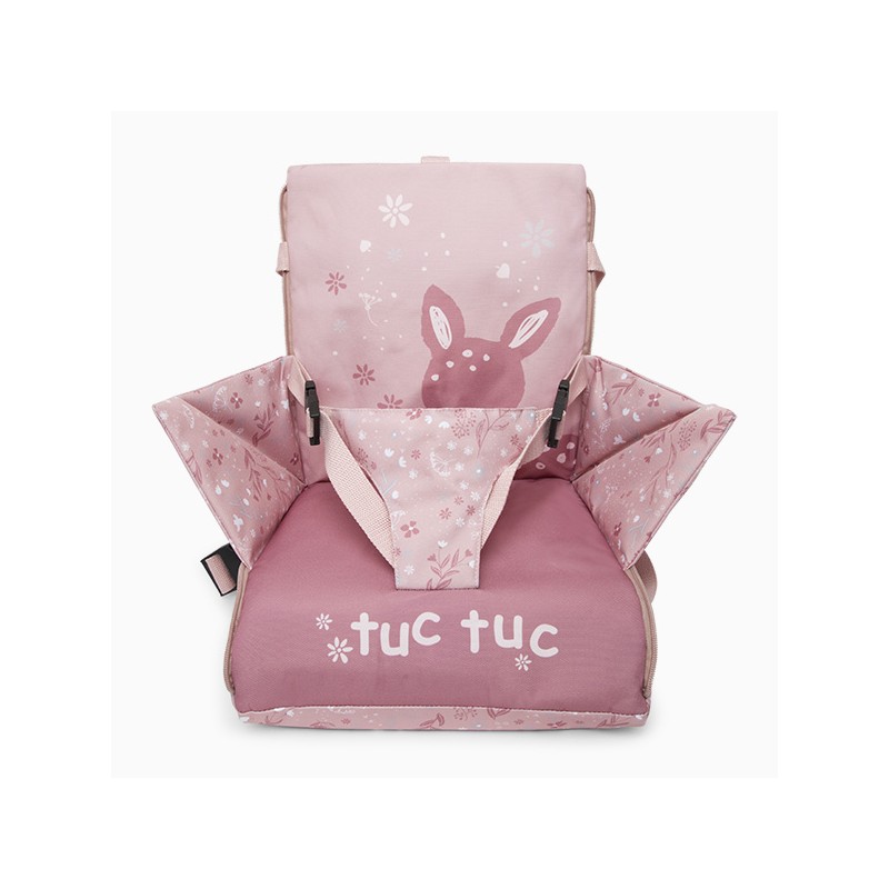 Trona Portátil para Bebés TUC TUC LITTLE FOREST Color Rosa