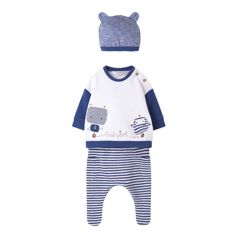 MAYORAL Polain e neonato ECOFRIENDS cap set NOCHE