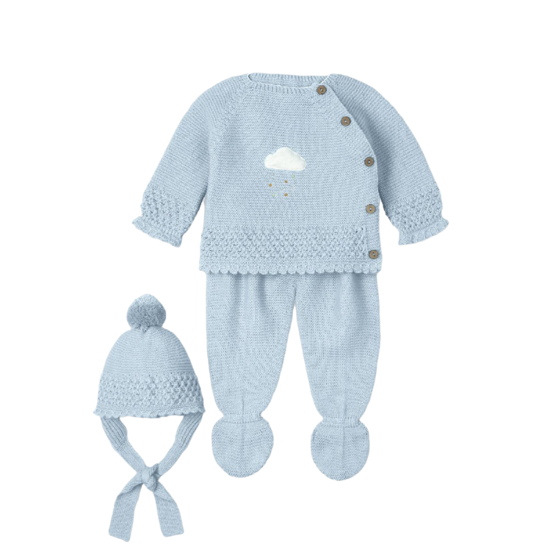 Baby Set 3 Stück Canesú MAC ILOION Nube