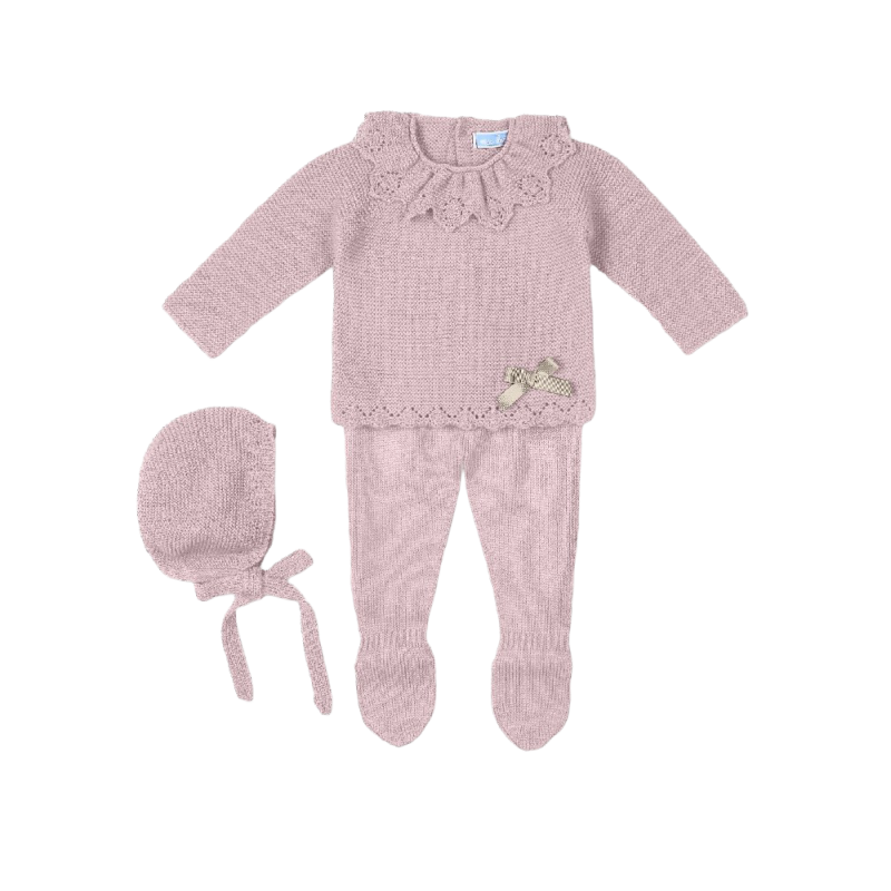 Ensemble de bébés 3 pièces sans soudure MAC ILOION Rosa