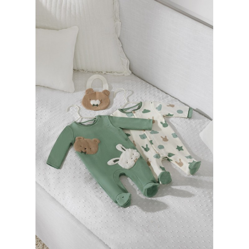 Pack 2 pajamas, Babero MAYORAL Baby Mineral Color