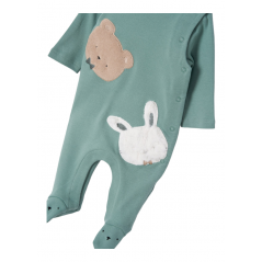 Pack 2 pijamas con babero para recién nacido ECOFRIENDS Color Mineral