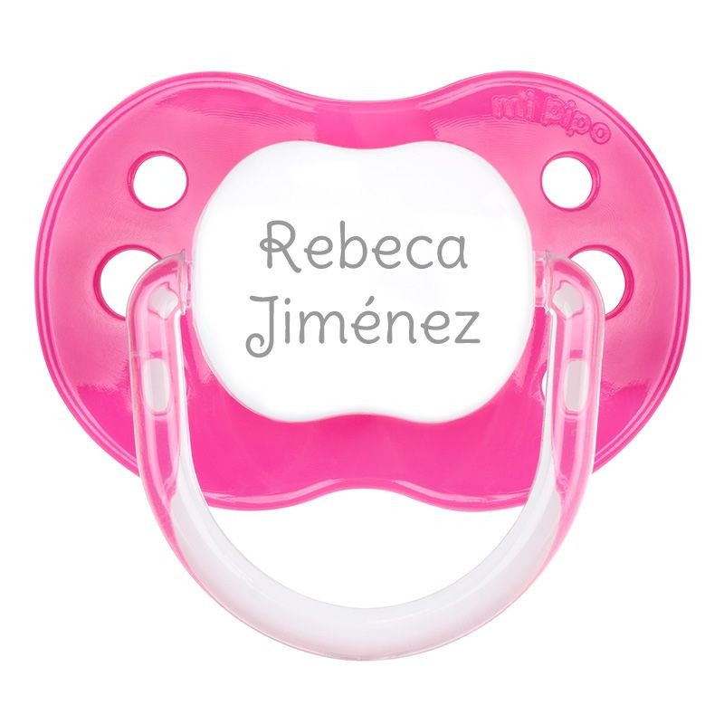 Chupete New Classic Personalized Name Fucsia