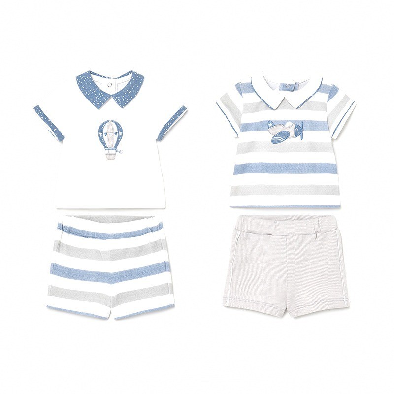 Set 4 Pieces Baby Boy MAYORAL PLOMO de cor