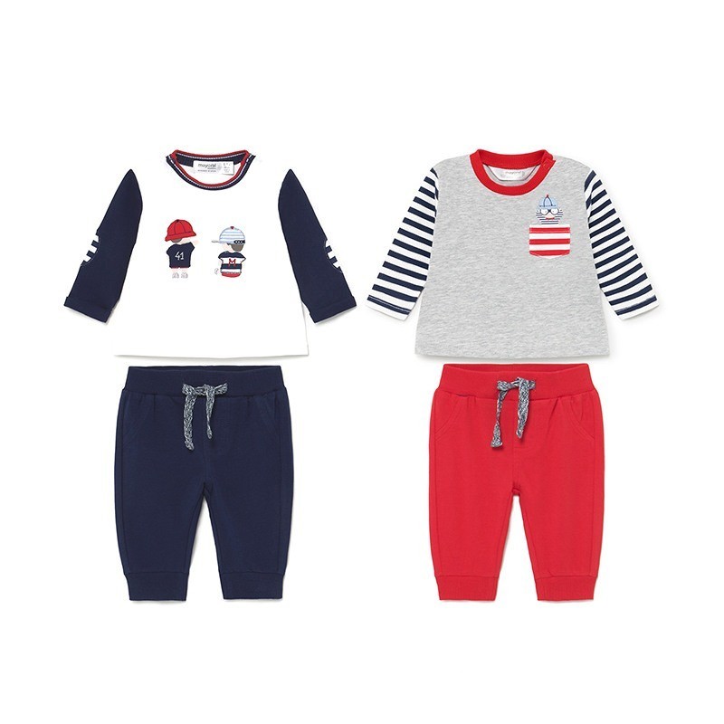 Set 4 pezzi bambino ragazzo MAYORAL Colore TOMATE