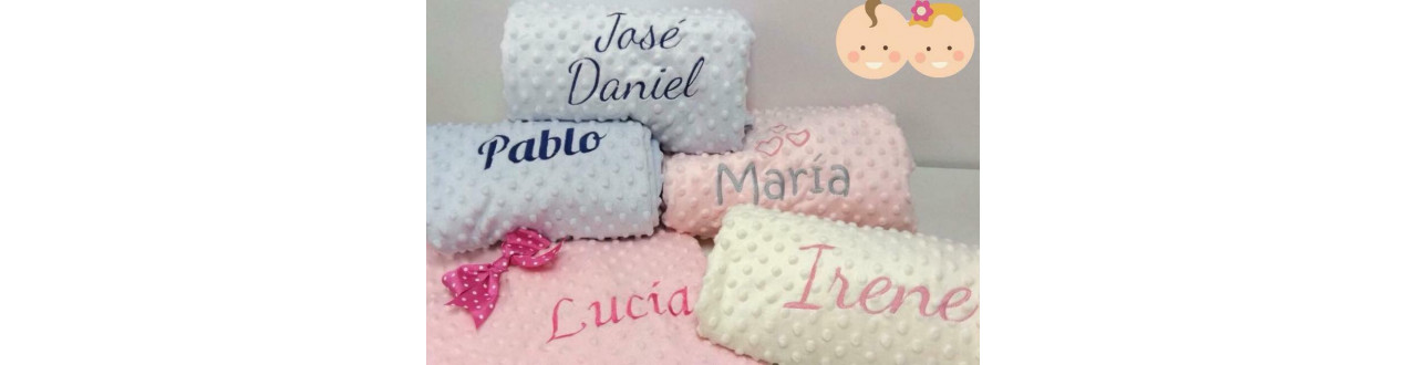 Personalizados de Bebé con Nombre - Mantas - Chupetes-